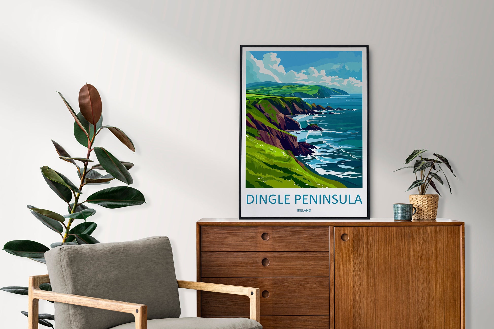 Dingle Peninsula Print Dingle Peninsula Home Decor Landscape Art Print Dingle Peninsula Wall Art for Ireland Enthusiast Gift Wall Hanging