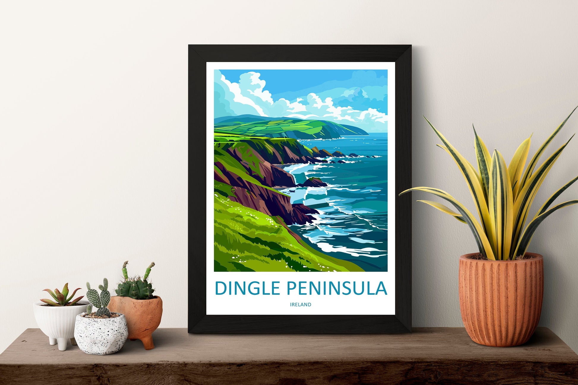 Dingle Peninsula Print Dingle Peninsula Home Decor Landscape Art Print Dingle Peninsula Wall Art for Ireland Enthusiast Gift Wall Hanging