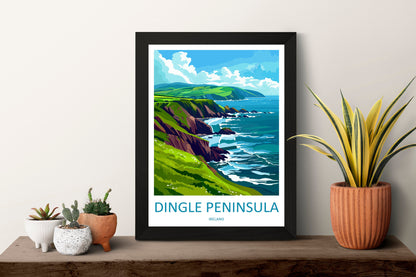 Dingle Peninsula Print Dingle Peninsula Home Decor Landscape Art Print Dingle Peninsula Wall Art for Ireland Enthusiast Gift Wall Hanging