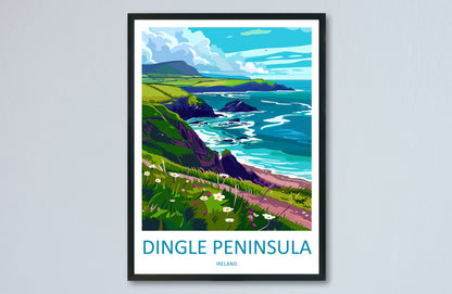 Dingle Peninsula Print Dingle Peninsula Home Decor Landscape Art Print Dingle Peninsula Wall Art for Ireland Enthusiast Gift Wall Hanging