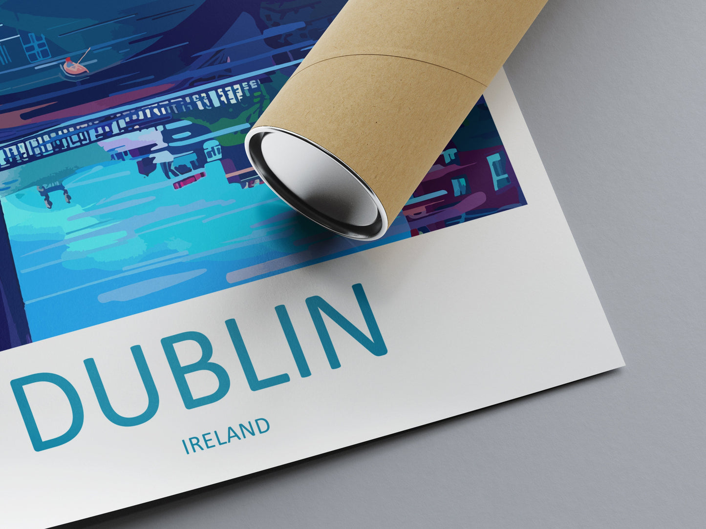 Dublin Skyline Print Dublin Home Decor Skyline City Art Print Dublin Wall Art for Ireland Enthusiast Gift Wall Hanging Dublin Ireland Print