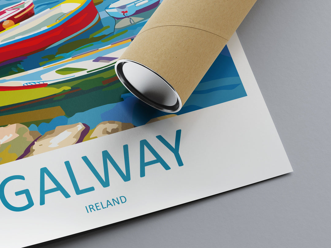 Galway Print Galway Home Decor Galway Square Art Print Galway Wall Art for Ireland Enthusiast Gift Wall Hanging Galway Ireland Wall Décor