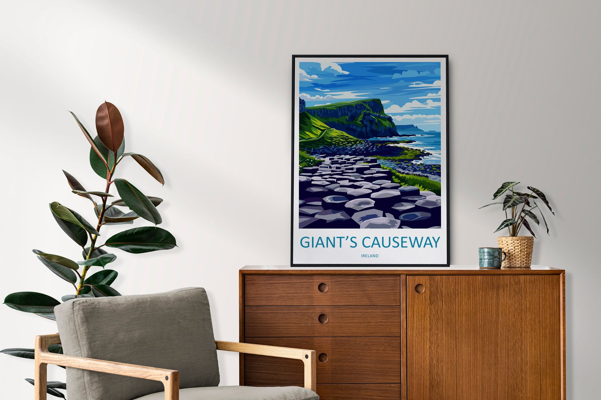 Giant's Causeway Print Giant's Causeway Home Décor Landscape Print Giant's Causeway Wall Art Northern Ireland Enthusiast Gift Wall Hanging