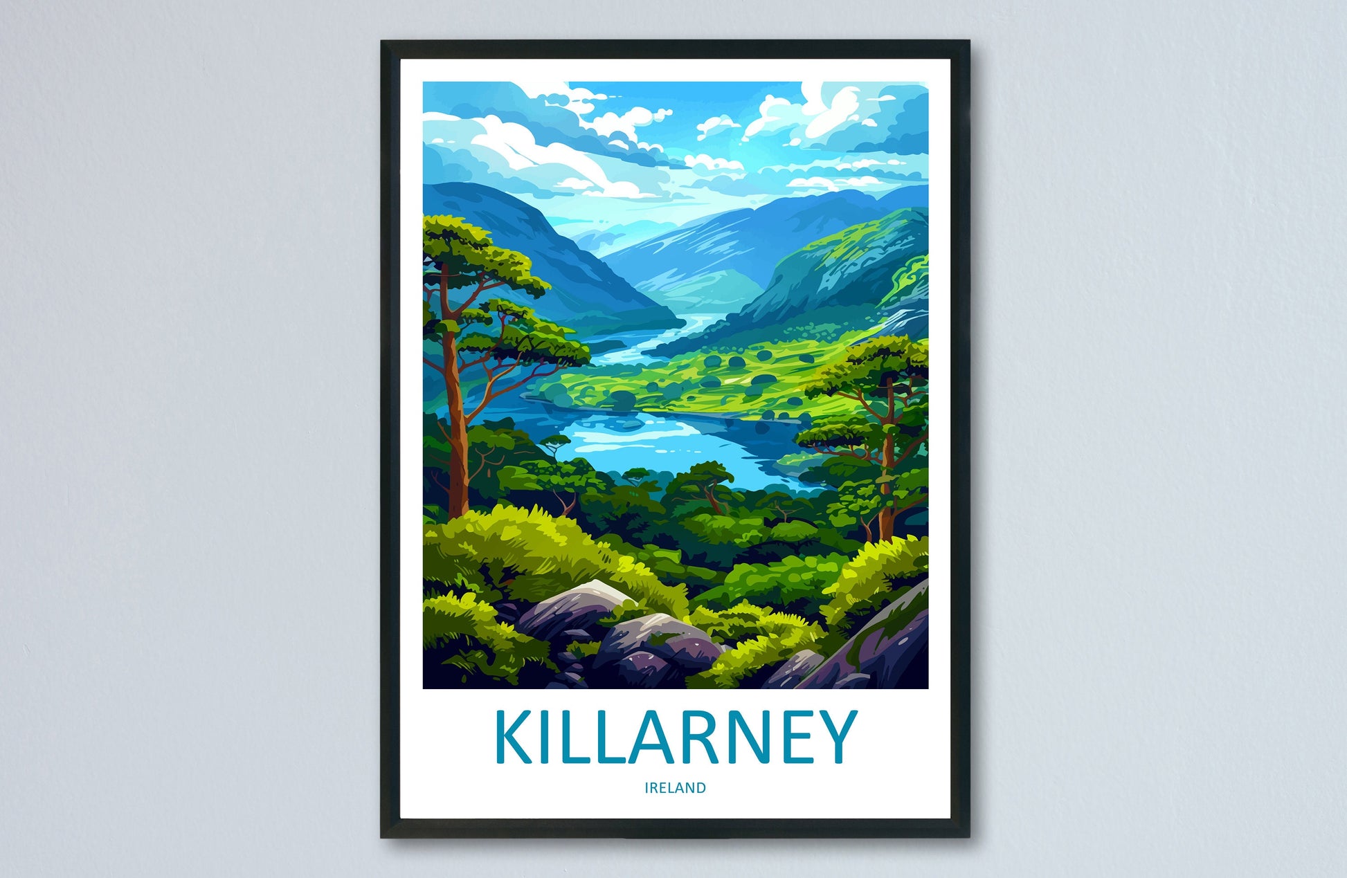 Killarney National Park Print Killarney Home Decor Landscape Art Print Killarney Wall Art for Ireland Enthusiast Gift Wall Hanging Killarney