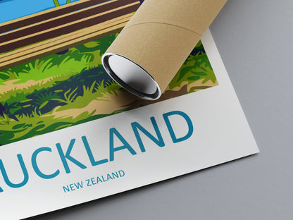 Auckland Travel Print Wall Art Auckland Wall Hanging Home Décor Auckland Gift Art Lovers New Zealand Art Lover Gift Print Auckland Wall Art