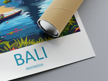 Bali Travel Print Wall Art Bali Wall Hanging Home Décor Bali Gift Art Lovers Indonesia Art Lover Gift Bali Travel Art Poster