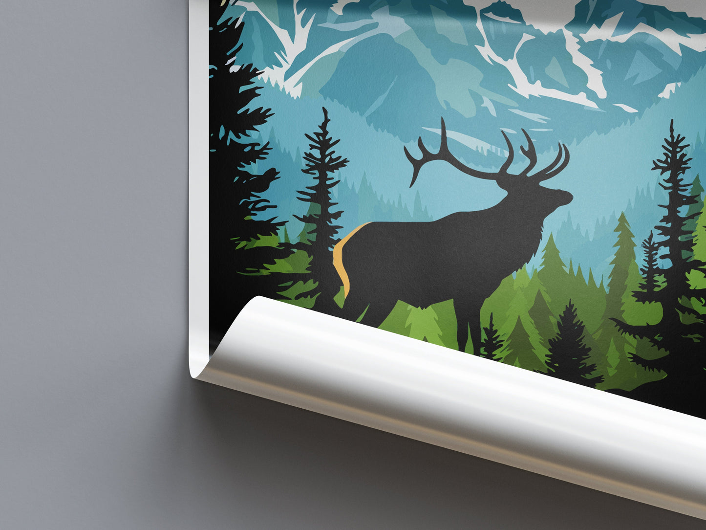 Banff National Park Travel Print Wall Art Banff Wall Hanging Home Décor Banff Gift Art Lovers Canada Art Lover Gift
