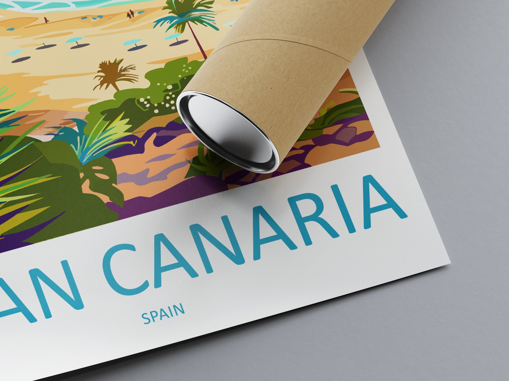 Gran Canaria Travel Print Wall Art Gran Canaria Wall Hanging Home Décor Gran Canaria Gift Art Lovers Spain Art Lover Gift Gran Canaria Print