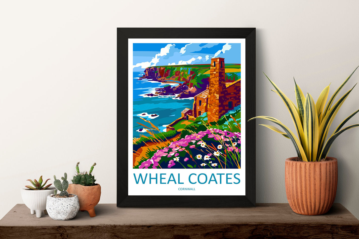Wheal Coates Travel Print Wall Art Wheal Coates Wall Hanging Home Décor Wheal Coates Gift Art Lovers England Art Lover Gift Wheal Coates