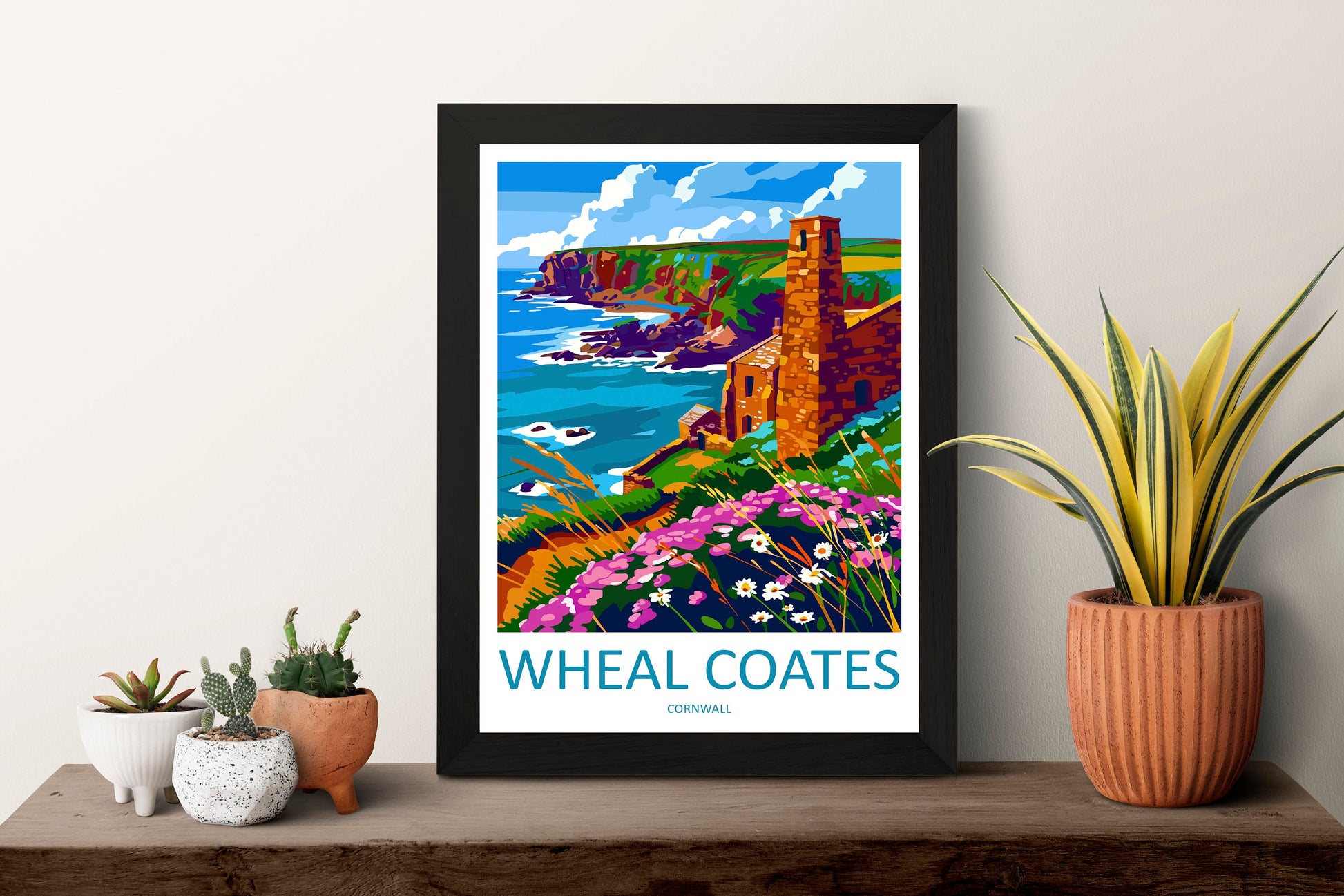 Wheal Coates Travel Print Wall Art Wheal Coates Wall Hanging Home Décor Wheal Coates Gift Art Lovers England Art Lover Gift Wheal Coates