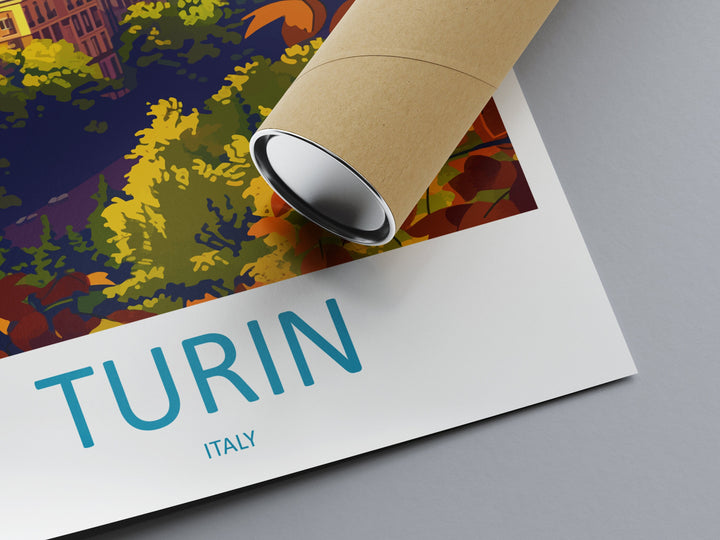 Turin Travel Print Wall Art Turin Wall Hanging Home Décor Turin Gift Art Lovers Italy Art Lover Gift Turin Print Turin Italy Art