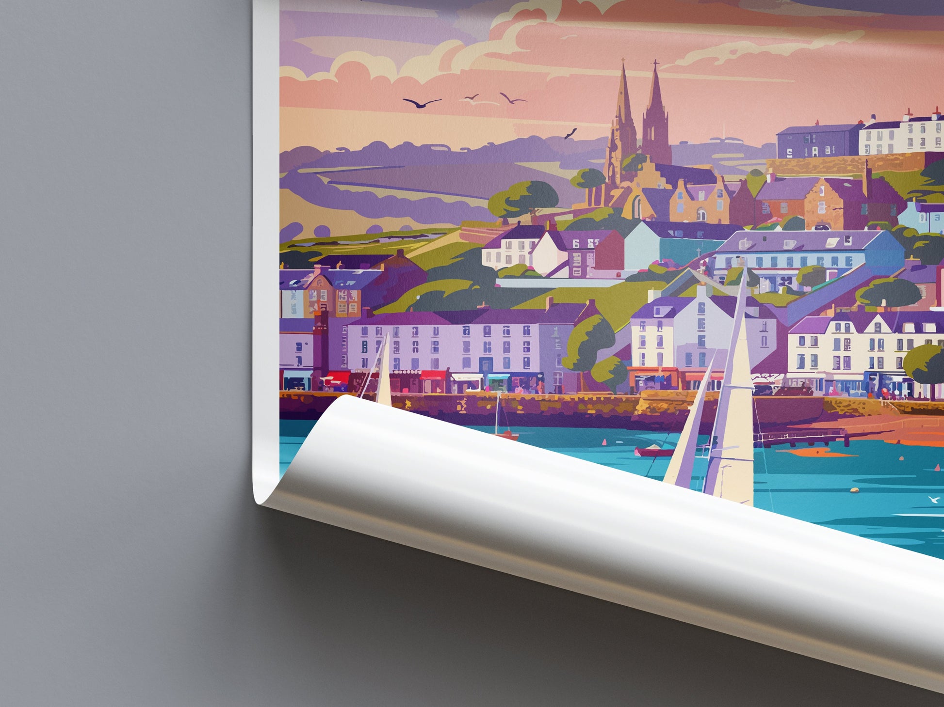 Truro Travel Print Wall Art Truro Wall Hanging Home Décor Truro Gift Art Lovers England Art Lover Gift Truro Art Poster For UK Lovers