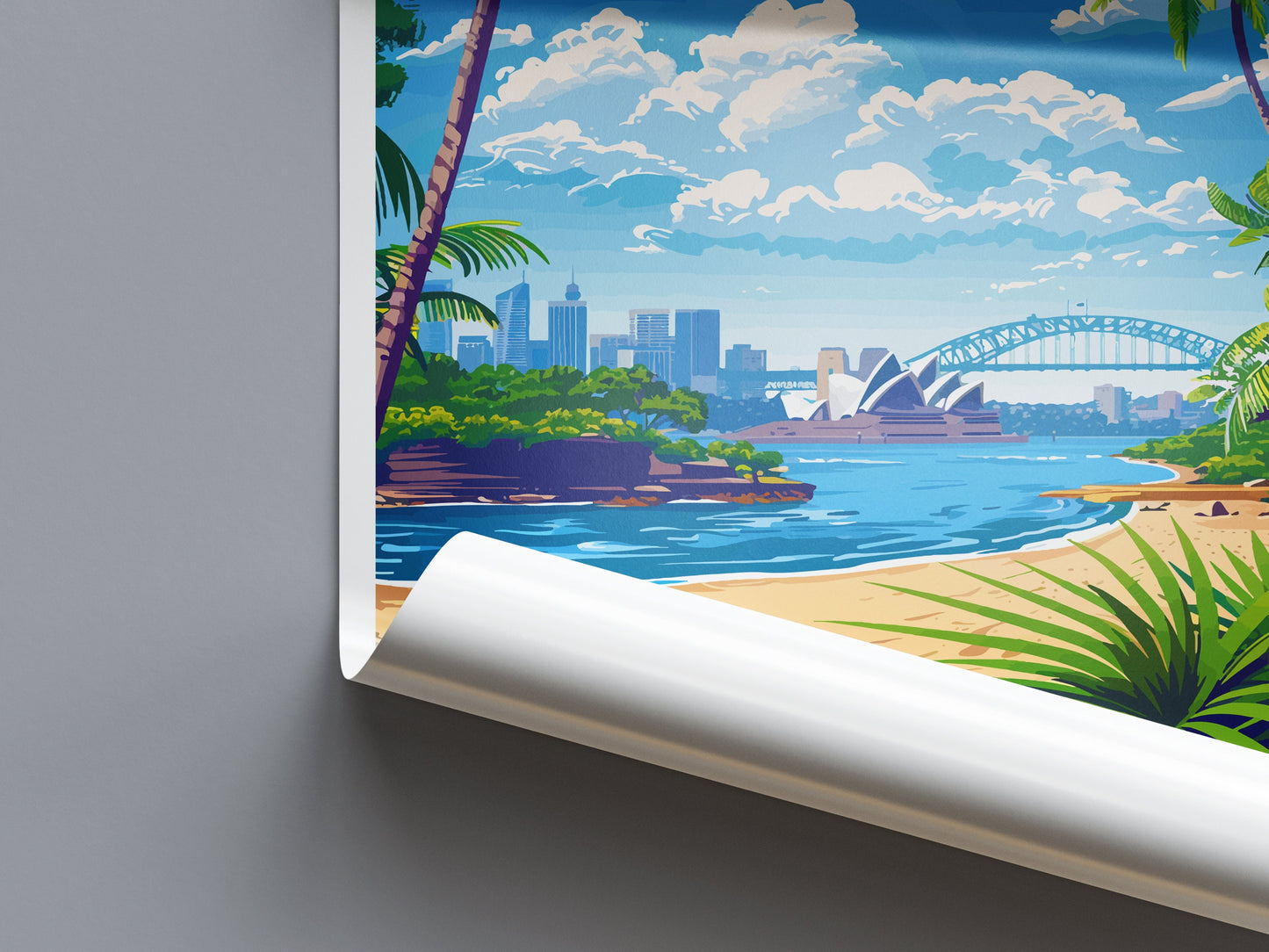Sydney Opera House Travel Print Wall Art Sydney Wall Hanging Home Décor Sydney Gift Art Lovers Wall Art Australia Travel Print Opera House