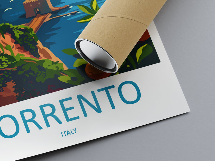 Sorrento Travel Print Wall Art Sorrento Wall Hanging Home Décor Sorrento Gift Art Lovers Italy Art Lover Gift Sorrento Print Sorrento Art