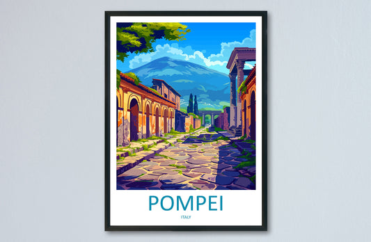 Pompeii Travel Print Wall Art Pompeii Italy Wall Hanging Home Decoration Pompeii Gift Art Lovers Wall Art Print Pompeii Italy Art Pompeii