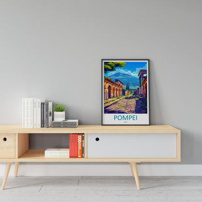 Pompeii Travel Print Wall Art Pompeii Italy Wall Hanging Home Decoration Pompeii Gift Art Lovers Wall Art Print Pompeii Italy Art Pompeii