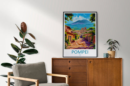 Pompeii Travel Print Wall Art Pompeii Italy Wall Hanging Home Decoration Pompeii Gift Art Lovers Wall Art Print Pompeii Italy Art Pompeii