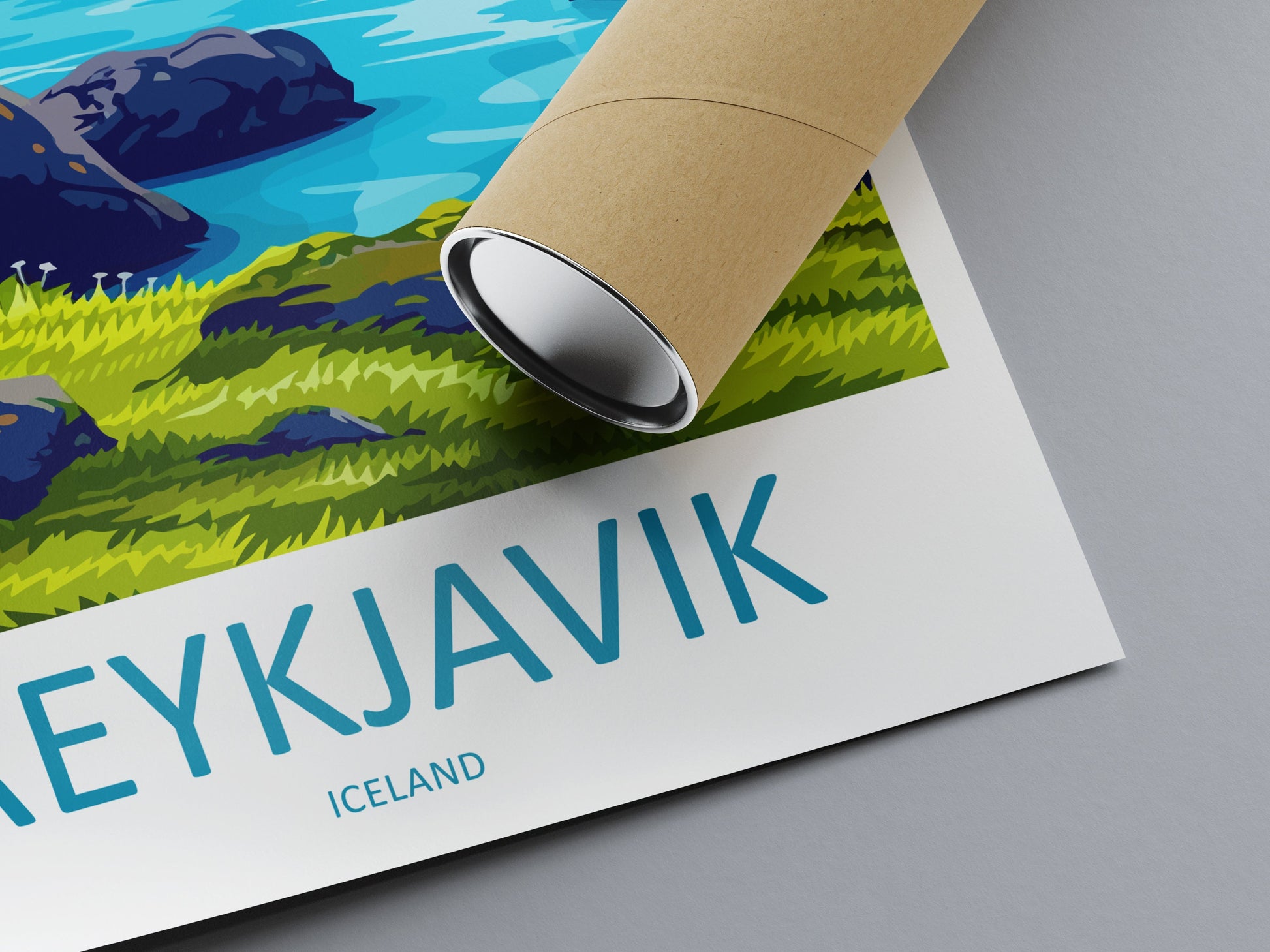 Reykjavik Travel Print Wall Art Reykjavik Wall Hanging Home Décor Reykjavik Gift Art Lovers Iceland Art Lover Gift Reykjavik Wall Decor
