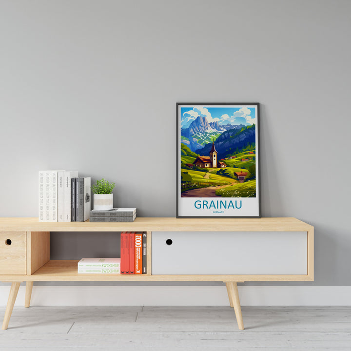 Grainau Travel Print Grainau Home Décor Germany Art Print Germany Grainau Wall Print Gift For Germany Prints