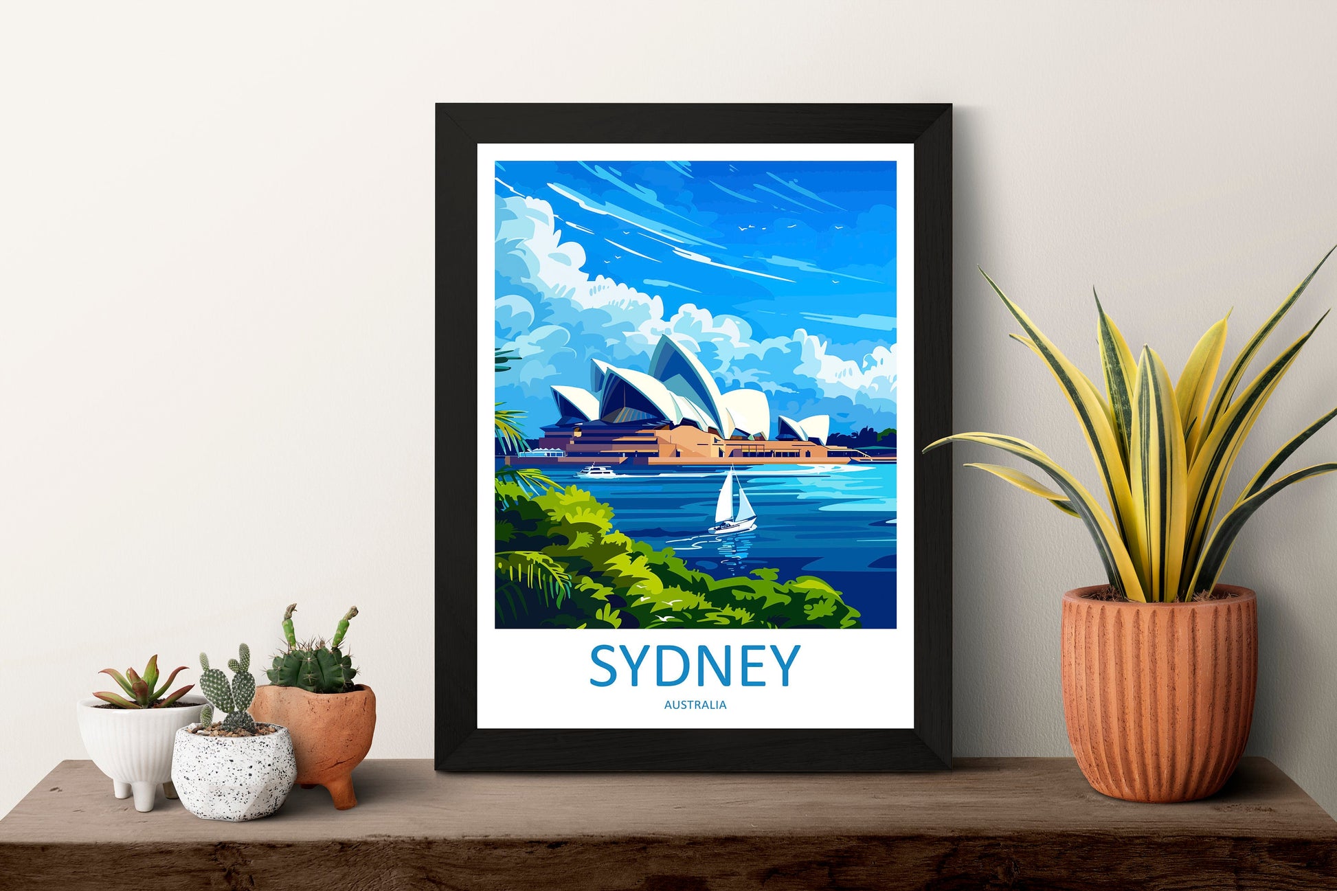 Sydney Opera House Travel Print Wall Art Sydney Opera House Wall Hanging Home Décor Sydney Gift Art Lovers Wall Art Australia Poster Decor