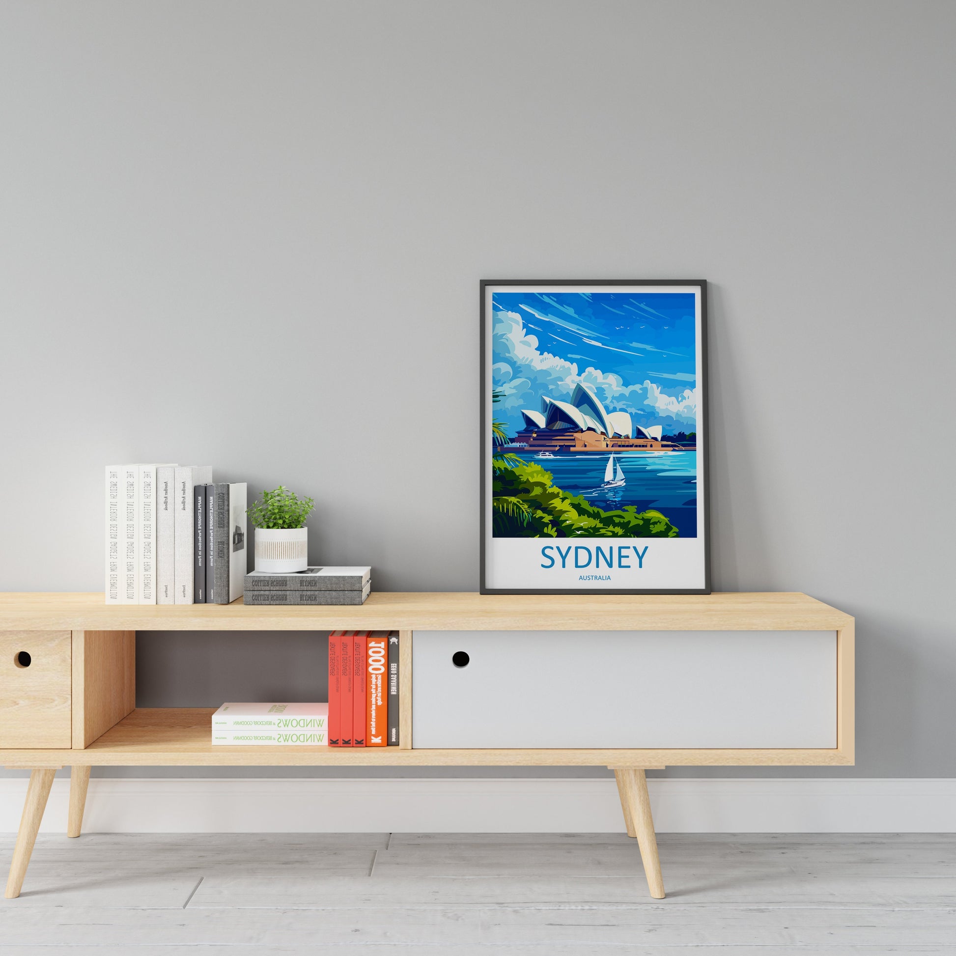 Sydney Opera House Travel Print Wall Art Sydney Opera House Wall Hanging Home Décor Sydney Gift Art Lovers Wall Art Australia Poster Decor