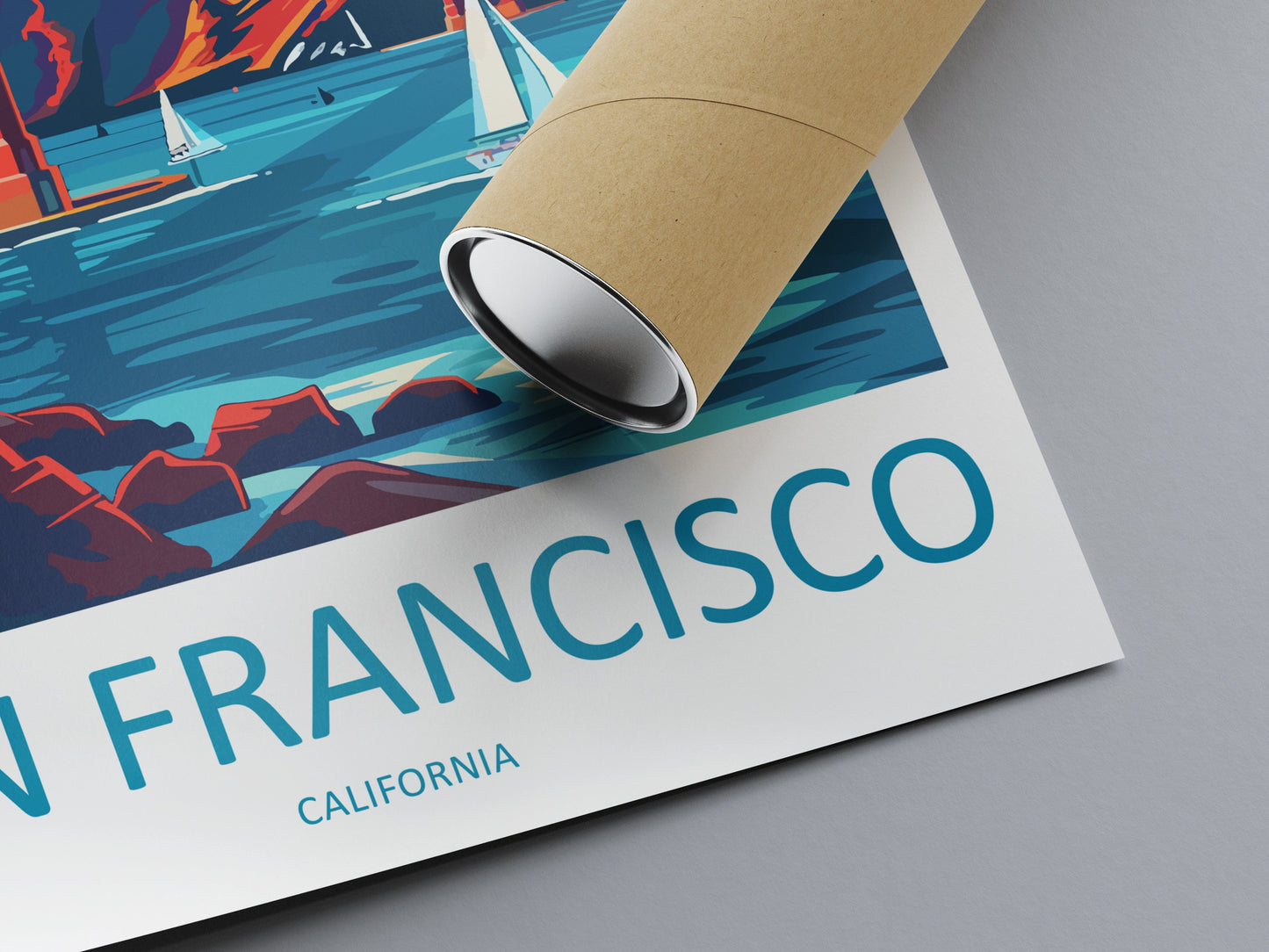San Francisco Golden Gate Travel Print Wall Art San Francisco Wall Hanging Home Décor San Francisco Gift Art Lovers California Art Lover