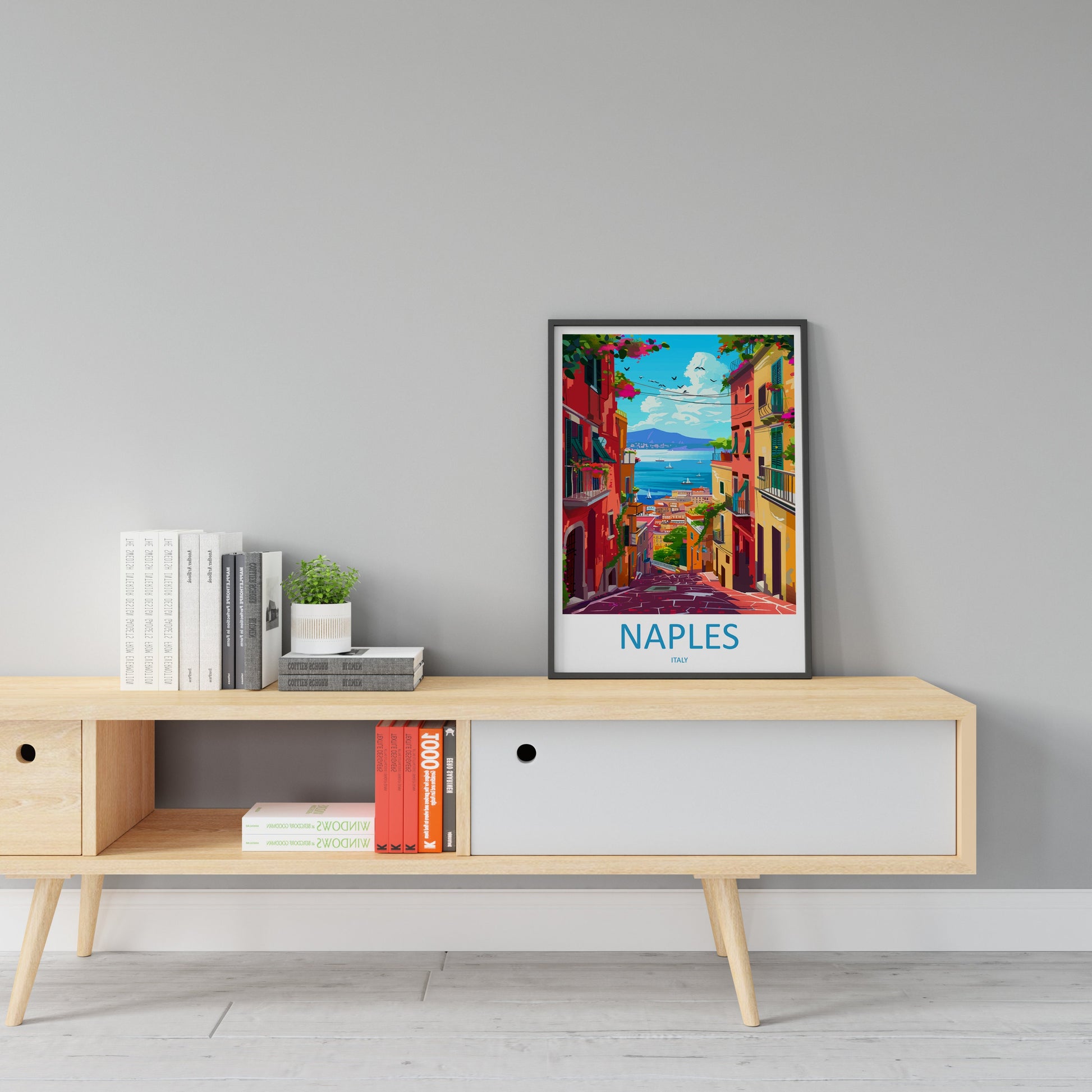 Naples Travel Print Wall Art Naples Italy Wall Hanging Home Decoration Naples Gift Art Lovers Wall Art Print Naples Italy Art Naples Art