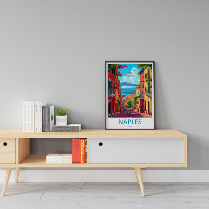 Naples Travel Print Wall Art Naples Italy Wall Hanging Home Decoration Naples Gift Art Lovers Wall Art Print Naples Italy Art Naples Art