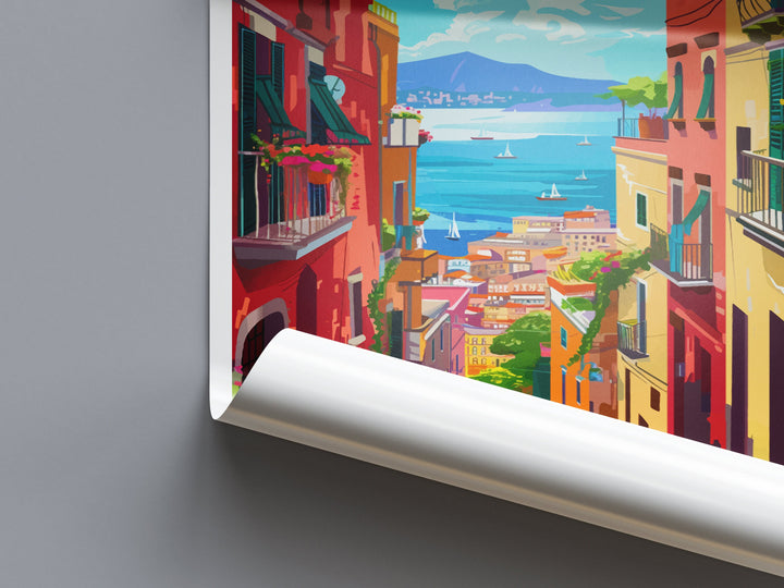 Naples Travel Print Wall Art Naples Italy Wall Hanging Home Decoration Naples Gift Art Lovers Wall Art Print Naples Italy Art Naples Art