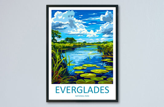 Everglades National Park Travel Print Wall Art Everglades National Park Wall Hanging Home Décor Everglades National Park Gift Art Lovers