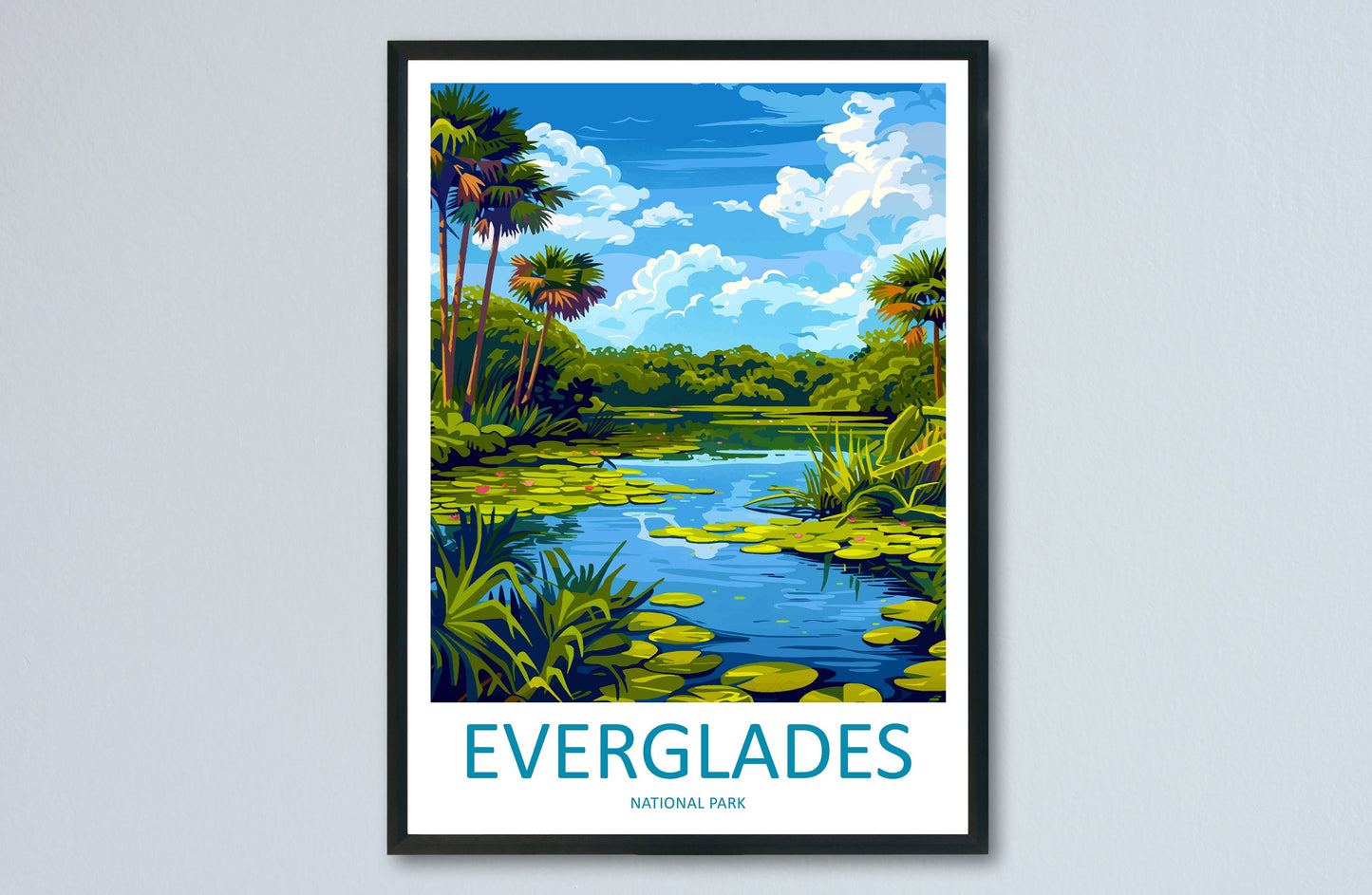 Everglades National Park Travel Print Wall Art Everglades National Park Wall Hanging Home Décor Everglades National Park Gift Art Lovers