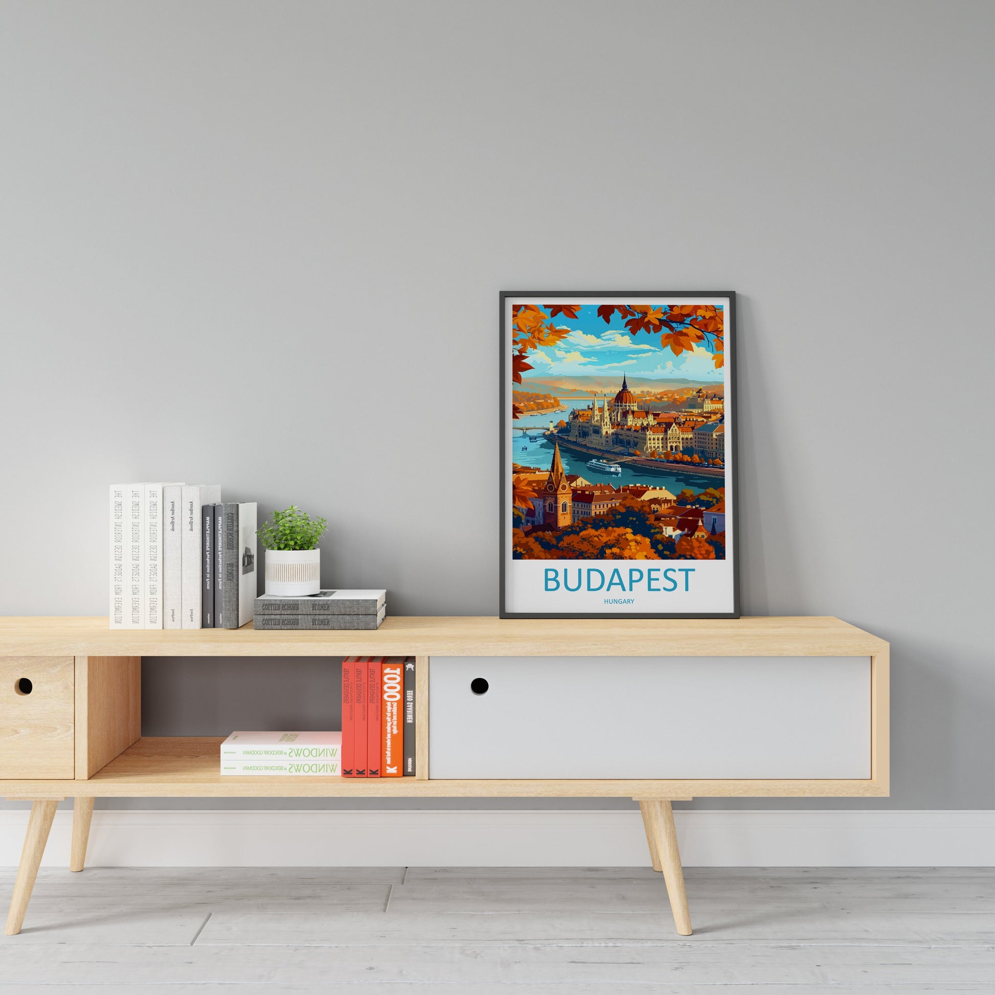 Budapest Travel Print Wall Art Budapest Wall Hanging Home Décor Budapest Gift Art Lovers Hungary Art Lover Gift Budapest Wall Décor