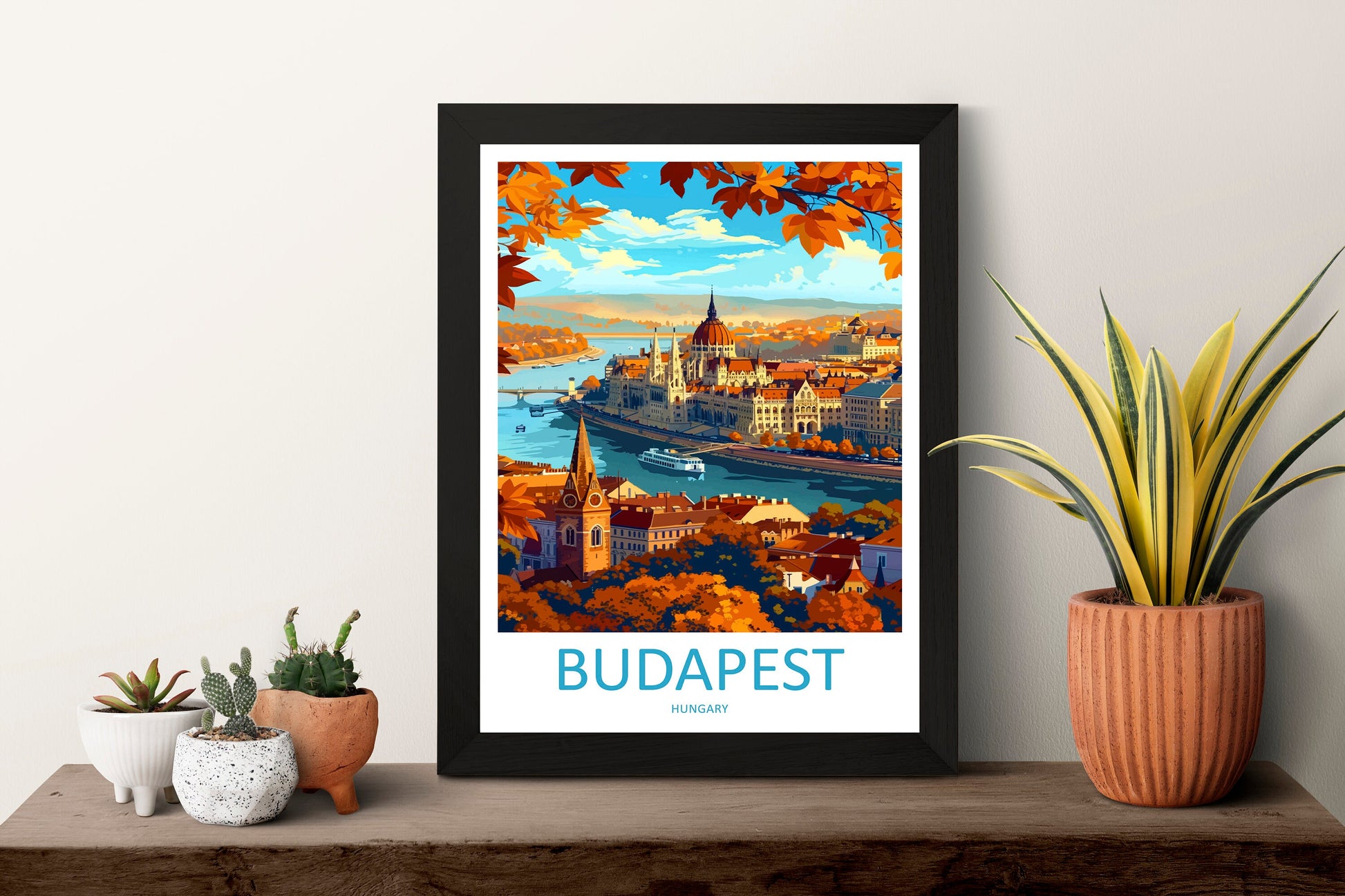 Budapest Travel Print Wall Art Budapest Wall Hanging Home Décor Budapest Gift Art Lovers Hungary Art Lover Gift Budapest Wall Décor