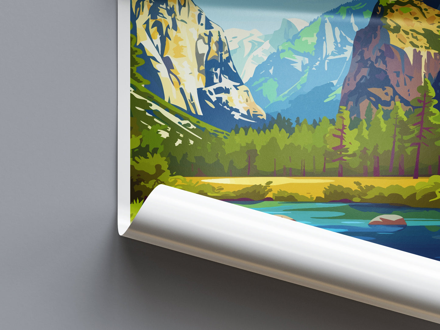 Yosemite Travel Print Wall Art Yosemite Wall Hanging Home Decor National Park Gift Yosemite Lovers National Park Wall Yosemite National Park