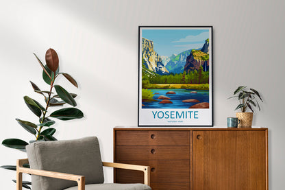 Yosemite Travel Print Wall Art Yosemite Wall Hanging Home Decor National Park Gift Yosemite Lovers National Park Wall Yosemite National Park