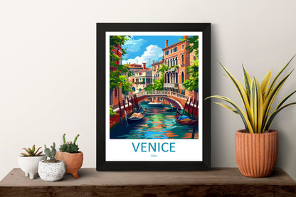 Venice Travel Print Wall Art Venice Italy Wall Hanging Home Decoration Venice Gift Art Lovers Wall Art Print Venice Italy St. Mark's Square