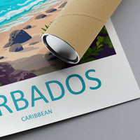 Barbados Travel Print Wall Art Barbados Wall Hanging Home Décor Barbados Gift Art Lovers Wall Art Caribbean Travel Print Barbados Decor