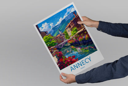 Annecy Travel Print Wall Art Annecy Wall Hanging Home Decoration Annecy Gift Art Lovers Wall Art Print Art Annecy Wall Hanging Poster Annecy
