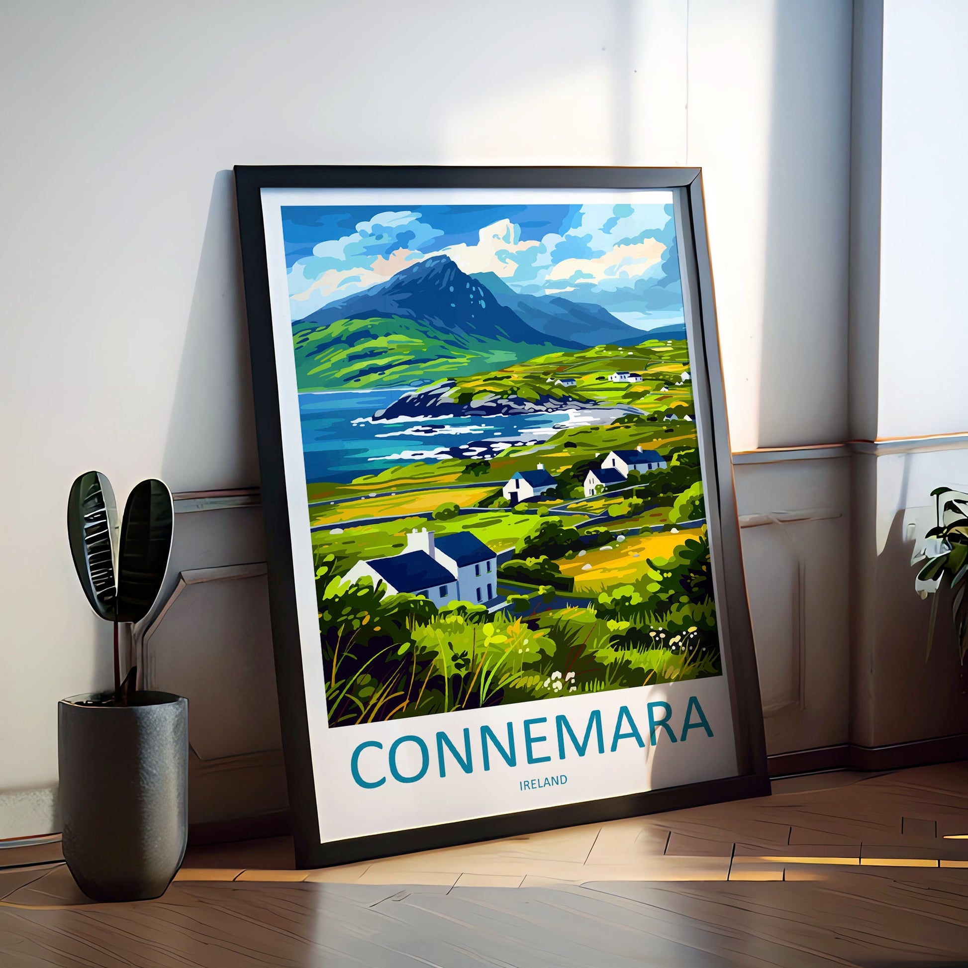 Connemara Travel Print Wall Art Connemara Wall Hanging Home Decoration Connemara Gift Art Lovers Wall Art Print Art Connemara Ireland Print