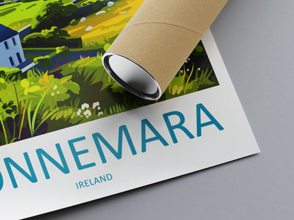 Connemara Travel Print Wall Art Connemara Wall Hanging Home Decoration Connemara Gift Art Lovers Wall Art Print Art Connemara Ireland Print