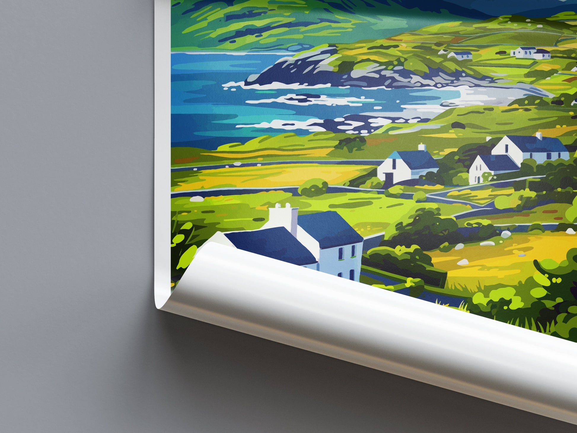Connemara Travel Print Wall Art Connemara Wall Hanging Home Decoration Connemara Gift Art Lovers Wall Art Print Art Connemara Ireland Print