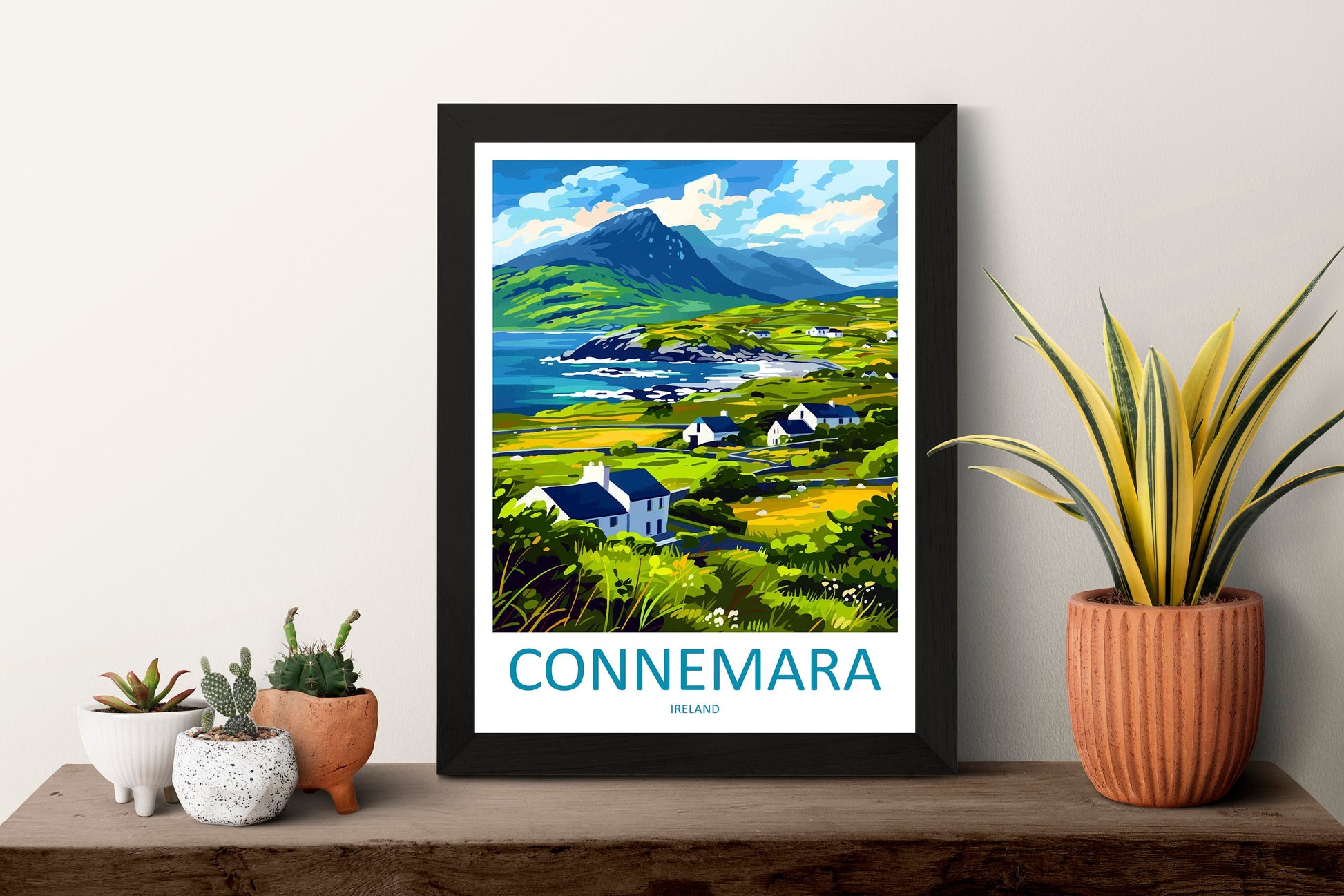 Connemara Travel Print Wall Art Connemara Wall Hanging Home Decoration Connemara Gift Art Lovers Wall Art Print Art Connemara Ireland Print