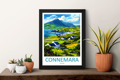 Connemara Travel Print Wall Art Connemara Wall Hanging Home Decoration Connemara Gift Art Lovers Wall Art Print Art Connemara Ireland Print