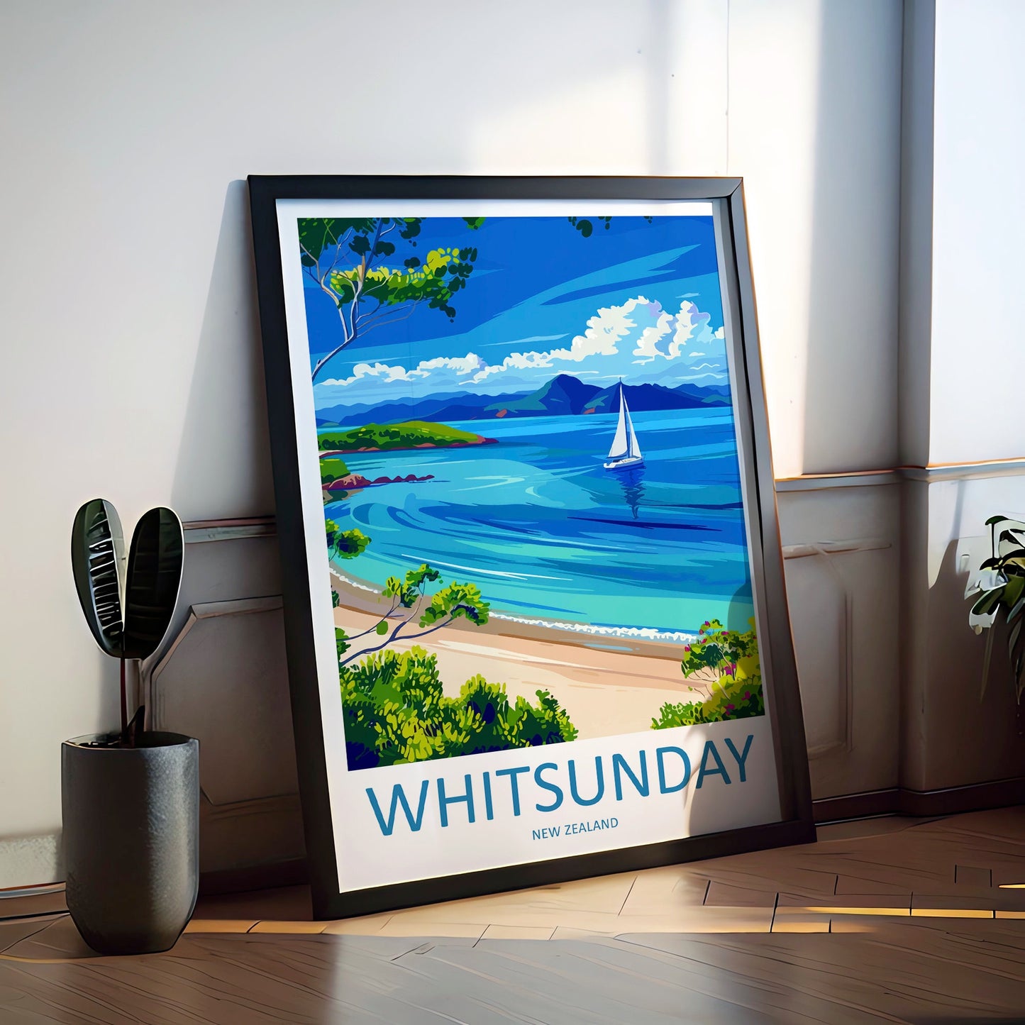 Whitsunday Travel Print Wall Art Whitsunday Wall Hanging Home Décor Whitsunday Gift Art Lovers Wall Art Australia Travel Print Whitsunday