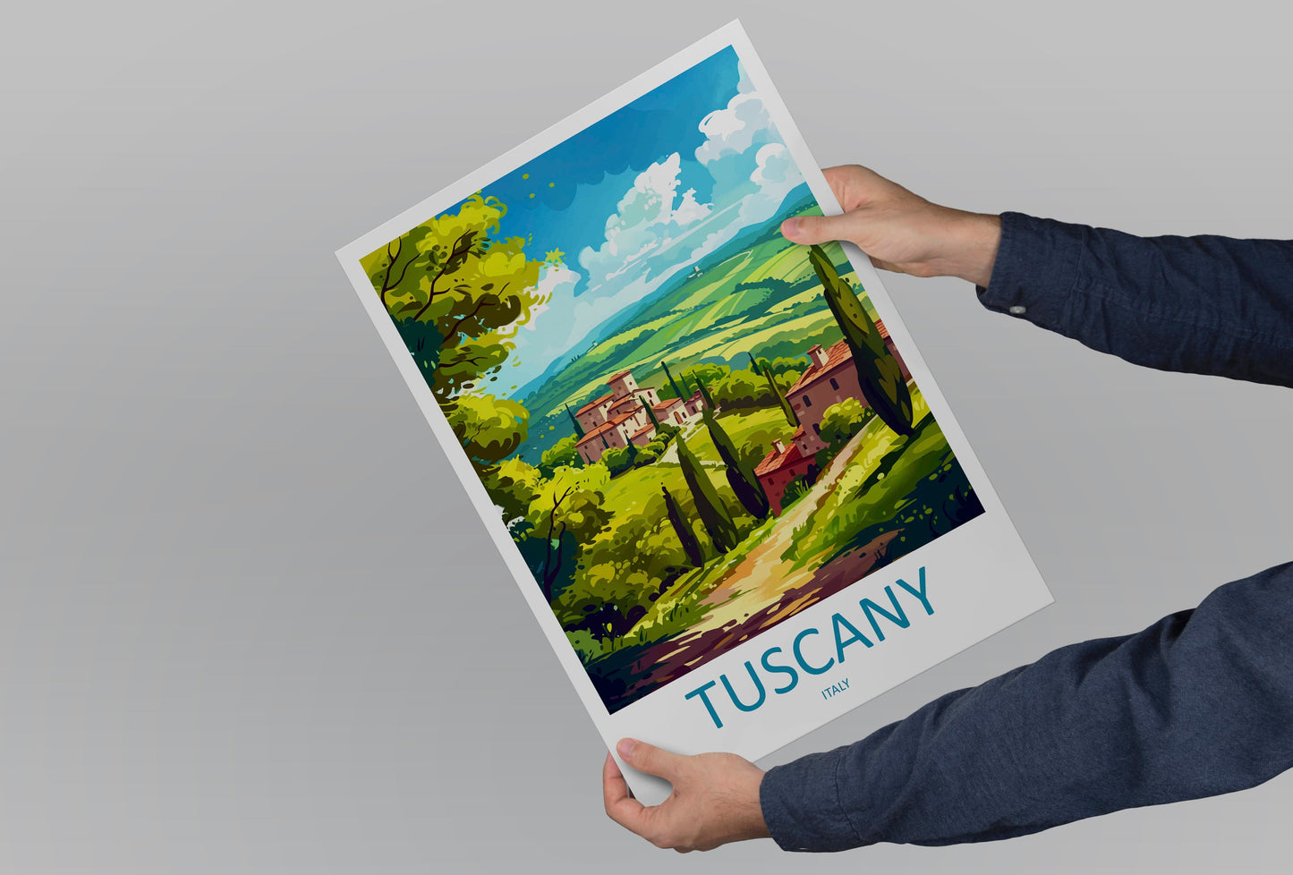 Tuscany Travel Print Wall Art Tuscany Italy Wall Hanging Home Decoration Tuscany Gift Art Lovers Wall Art Print Tuscany Italy Art Tuscany