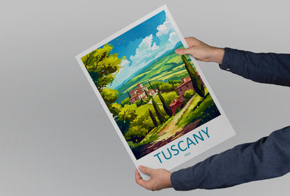 Tuscany Travel Print Wall Art Tuscany Italy Wall Hanging Home Decoration Tuscany Gift Art Lovers Wall Art Print Tuscany Italy Art Tuscany