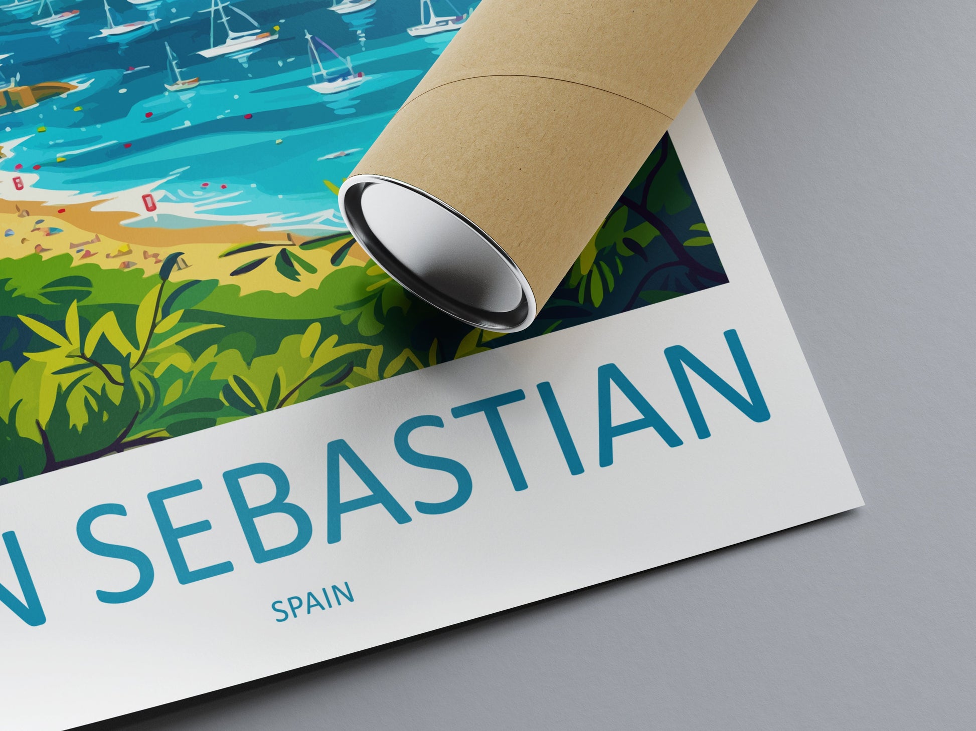 San Sebastian Travel Print Wall Art San Sebastian Wall Hanging Home Décor San Sebastian Gift Art Lovers Spain Art Lover Gift San Sebastian