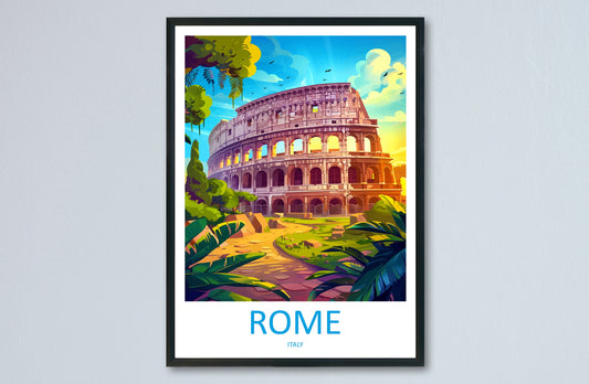 Rome Travel Print Wall Art Rome Wall Hanging Home Décor Rome Gift Art Lovers Italy Art Lover Gift Rome Print Italy Wall Art Decor