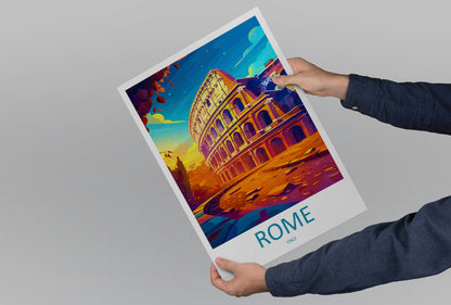 Rome Travel Print Wall Art Rome Wall Hanging Home Décor Rome Gift Art Lovers Italy Art Lover Gift Rome Print Italy Wall Art Decor