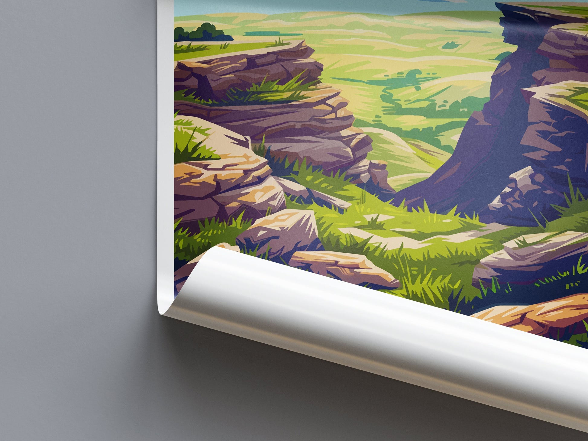 Wind Cave National Park Travel Print Wall Art Wind Cave National Park Wall Hanging Home Décor Wind Cave National Park